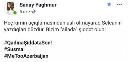 Fuad Qəhrəmanlının ikinci qızı bacısını dəstəklədi