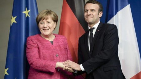 Almanlar Fransa prezidentinə Angela Merkeldən daha çox güvənir