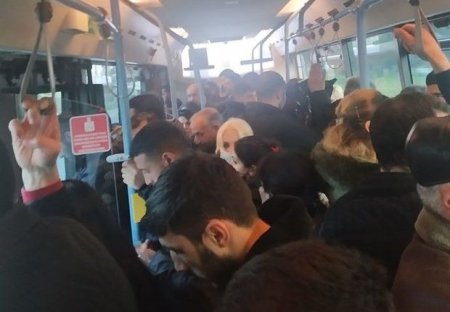 Bakıda marşrut avtobusu hökumətin qərarını belə pozdu 