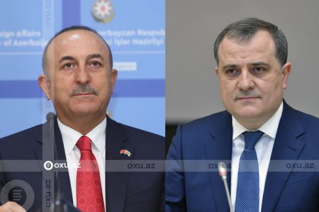 Mövlud Çavuşoğlu və Ceyhun Bayramov arasında telefon danışığı olub