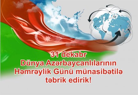 Dünya Azərbaycanlılarının Həmrəyliyi Günüdür