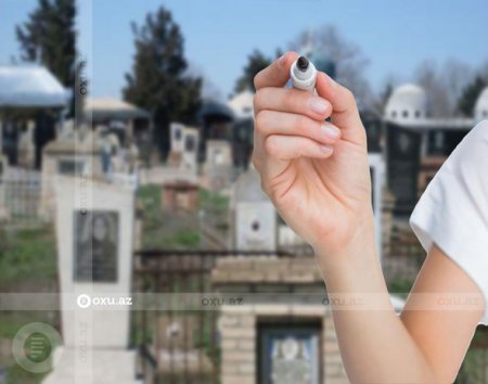 Bakıda qadın qohumunun qəbrini təhqir etdi: Həbs edildi