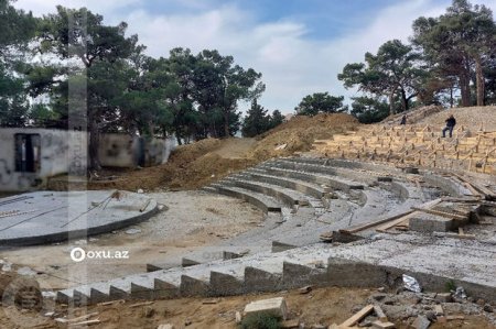 Bakıda amfiteatr tikilir - FOTO