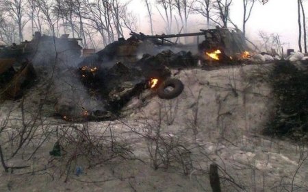 Ukrayna Rusiyanın Qostomeldəki hərbi texnikalarını MƏHV ETDİ