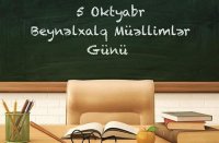 5 oktyabr – Beynəlxalq Müəllimlər günüdür