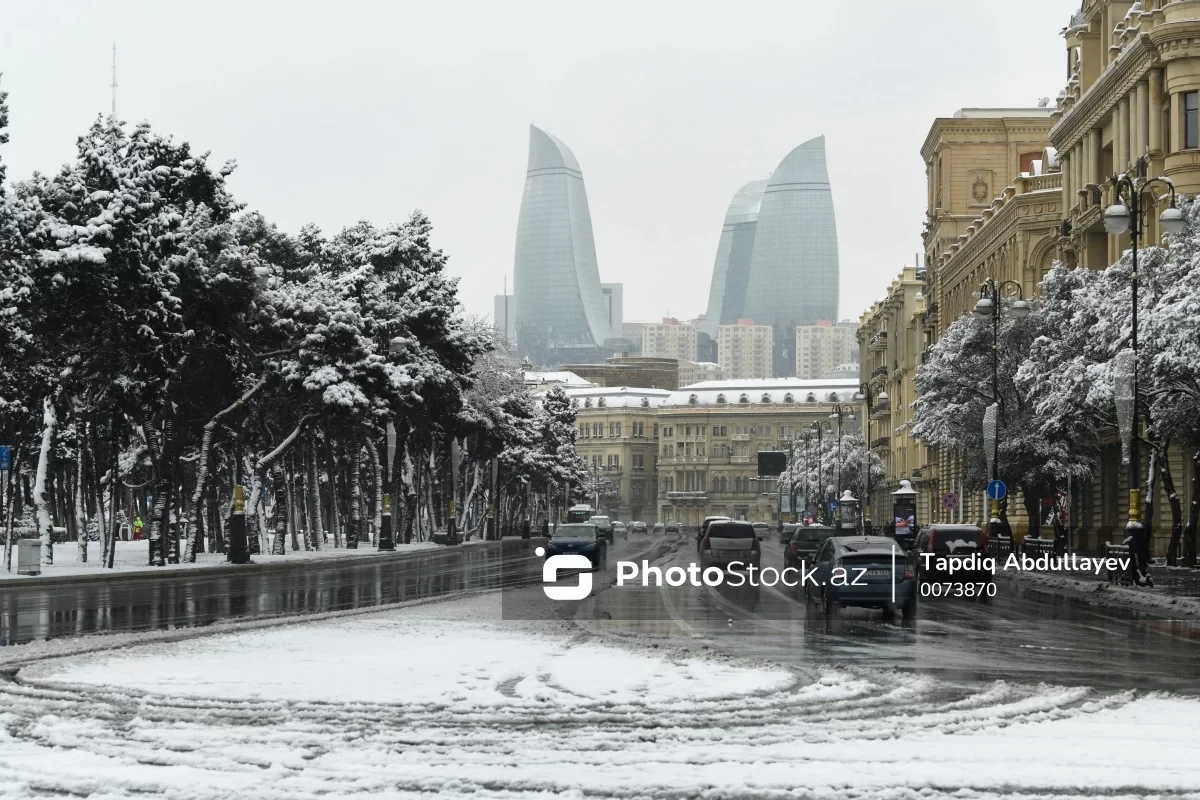 Bakıda və Abşeronda müşahidə olunan temperatur iqlim normasından 7.5 dərəcə aşağıdır