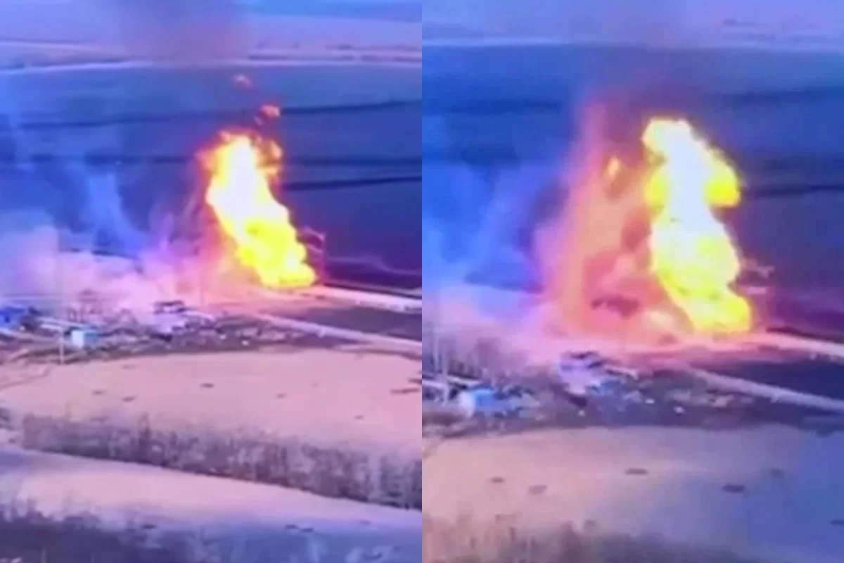 Ukrayna ordusu Kurskda enerji obyektini tamamilə məhv etdi